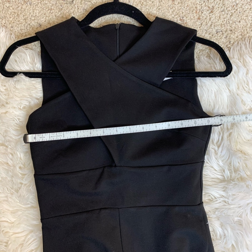[Susana Monaco] Black Cross Front Jumpsuit NWT - Picture 11 of 14